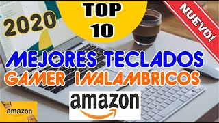 ⌨️Top 10 MEJORES TECLADOS GAMER  INALAMBRICOS para JUGAR | PUBG, FORTNITE