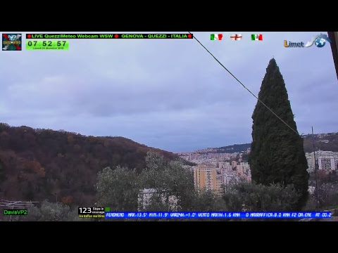 Live stream GENOVA QUEZZI ITALIA - Quezzimeteo Webcam