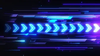 Speed Movement Futuristic Esports Neon Purple Arrows Background video | Footage | Screensaver