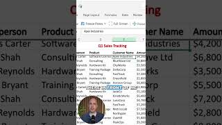 How to Freeze Panes in Excel 🧊 #tutorial