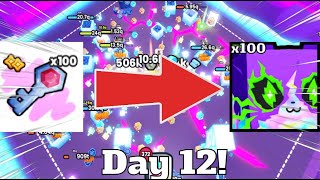 A SECOND HUGE!|Using The Treasure Hideout Key Every Day Until I Get the Electric Huge Cat! Day 12