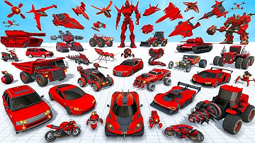 Mech Robot Car Transforming Robot Action Game 2025 - Android Gameplay