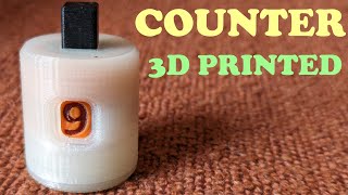 Push/Barrel Counter, 3D Printed, STL Files Link