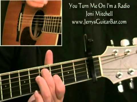 How To Play Joni Mitchell You Turn Me On I M A Radio Intro Only Youtube