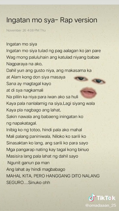 Binaliwala rap version