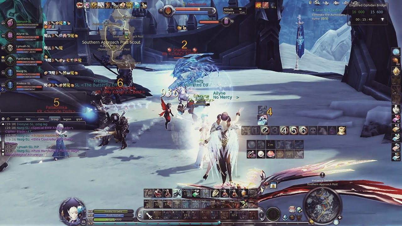 Aion NA 5.0 - EOB PVP Songweaver Gameplay - Engulfed Ophidan Bridge (10-28-2016)