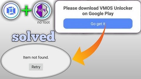 How to solve "Vmos Unlocker not found" problem ❚ How to use game guardian without root ❚