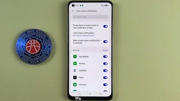 How to wake up the screen when receiving a notification on OPPO Reno7 Android 13