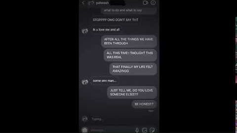 Serious Sad Breakup Texts - My Love Life Is A Joke - Part 1/2