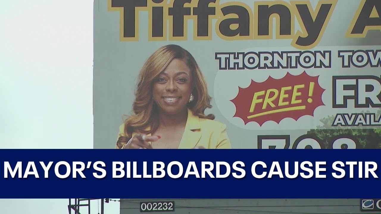 ⁣Dolton mayor's taxpayer-funded billboards raise questions