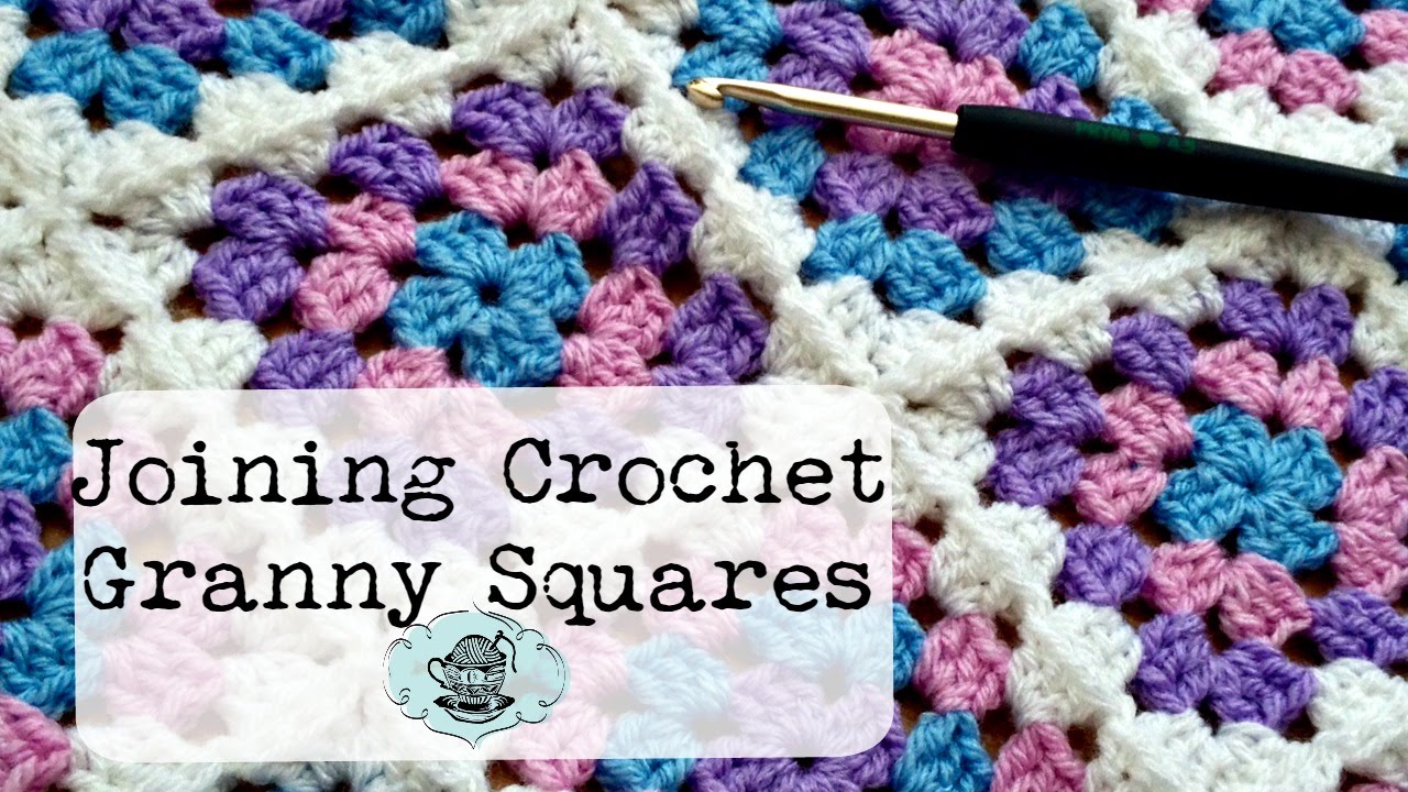 3 Ways To Join Granny Squares As You Go - Video Tutorial