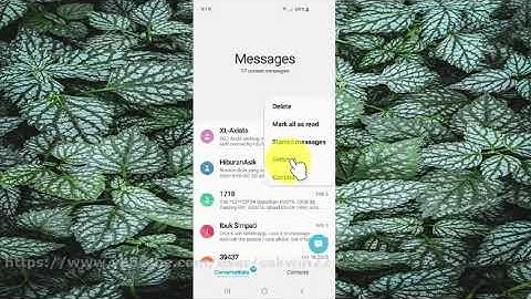 Samsung Galaxy S10 : How to enable or disable Show as pop up new Messages notifications (Android 10)