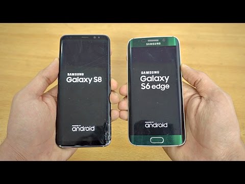 Samsung Galaxy S8 vs Galaxy S6 Edge - Speed Test! (4K)