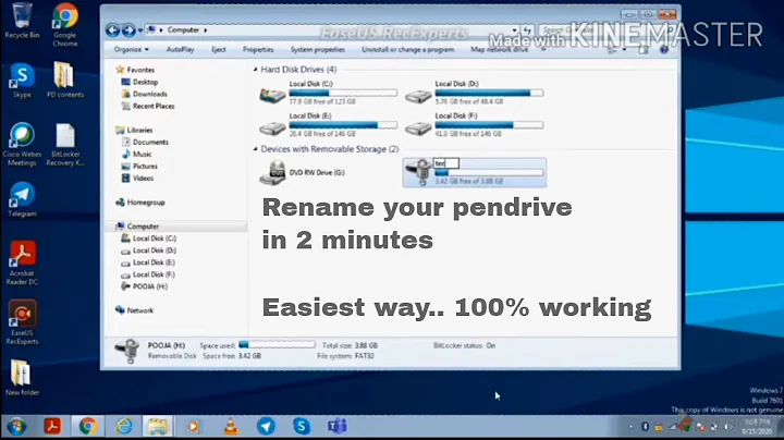 How to Rename a pendrive | change pendrive name in 2 minutes | 2020