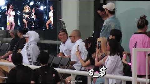 seventeen's mingyu, jeonghan, and the8 (minghao) reaction to lisa - new woman & rockstar