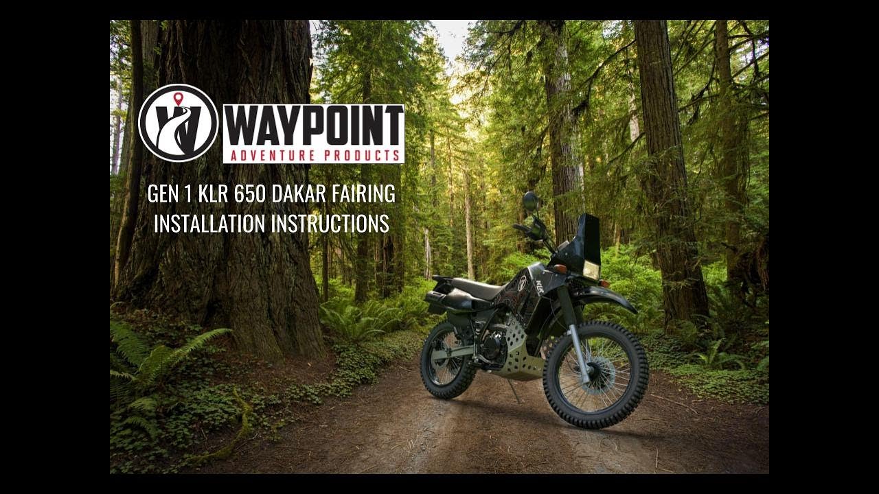 Gen 1 Dakar Fairing Installation Instructions