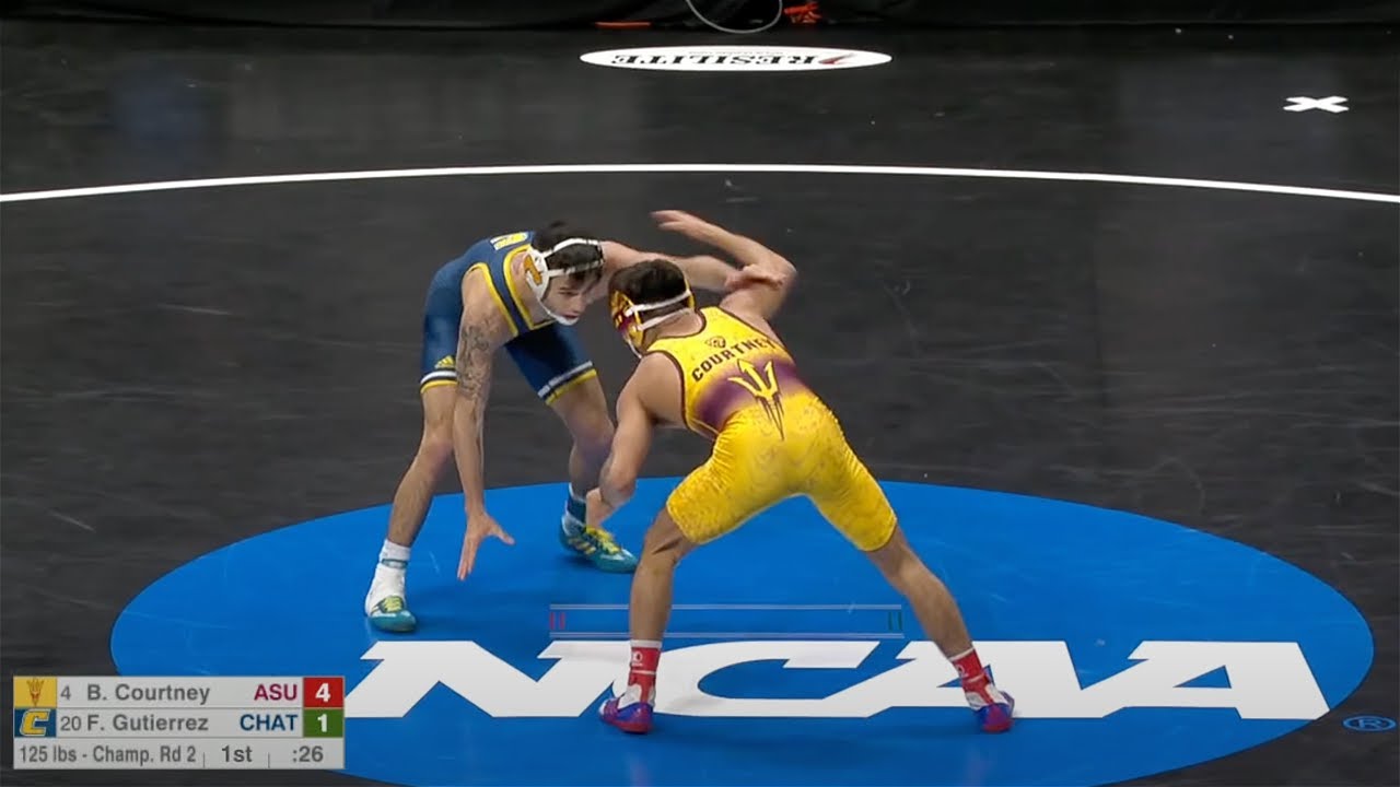 125lbs Brandon Courtney (Arizona State) vs Fabian Gutierrez