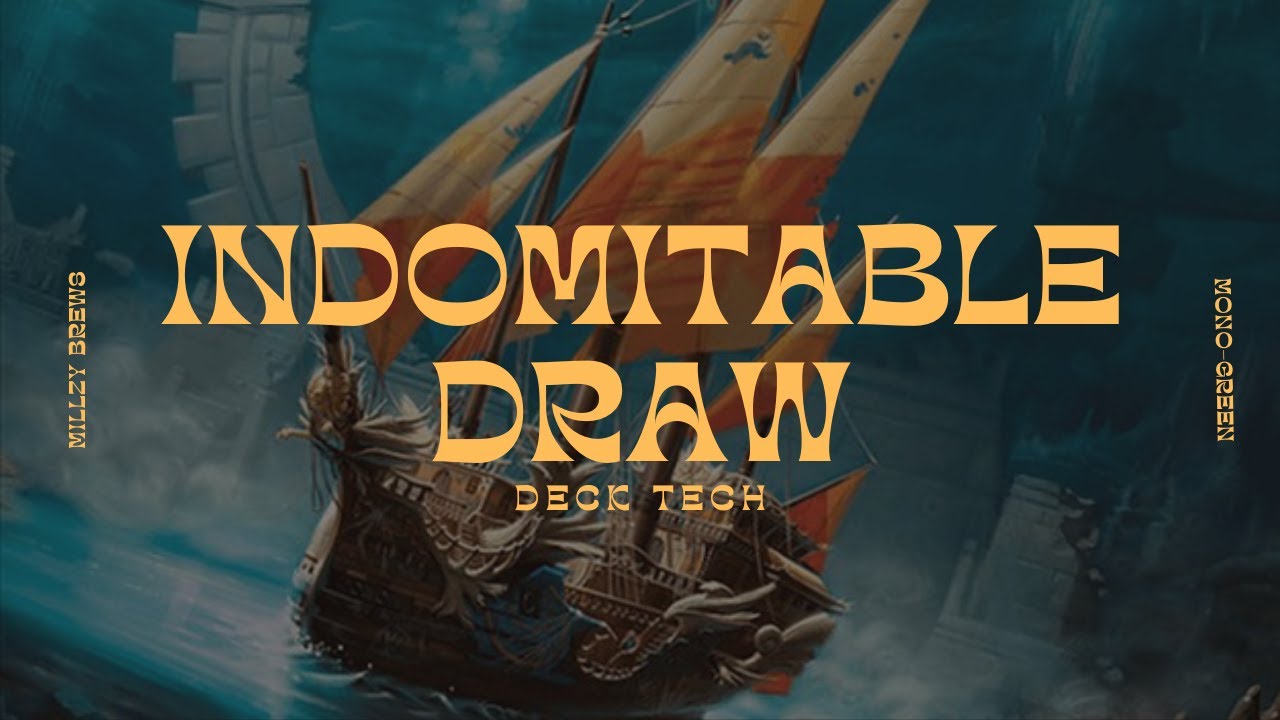 Indomitable Rx The Indomitable | Draw Cards | Commander Deck Tech - YouTube