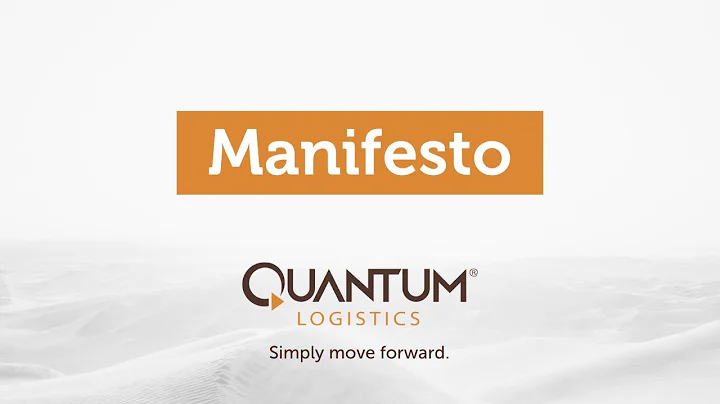 Our Manifesto - Quantum Logistics
