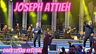 Joseph attieh in qatar lusail boulevard 2022|lebanese singer live concert in darb lusail festival|