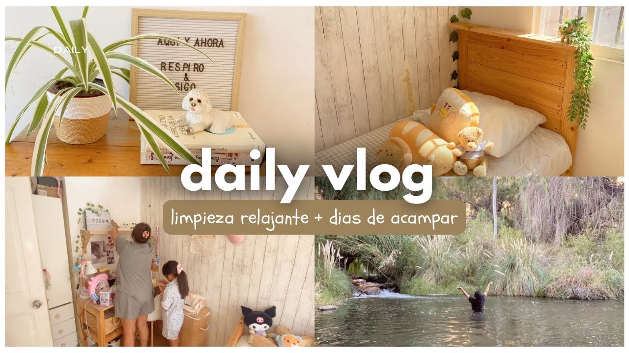 vida diaria conmigo🍃dia de limpieza silenciosa y relajante | fin de semana en camping 🏕️