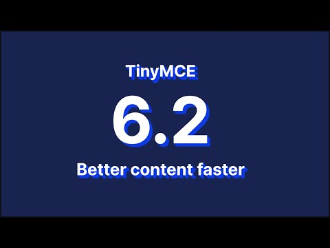TinyMCE 6.2 - Merge Tags, Footnotes, Autocorrect & More!