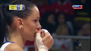 Pre Olímpico Europeo 2016 femenino Rusia 3x1 Holanda