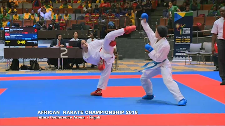 Karate: SAYED RADWA (EGYPT) vs SAYAH AICHA (MOROCC...