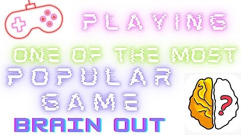 Brain Out- Level 1-15 full video gameplay by Falcon Gaming