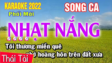 Karaoke Nhạt Nắng Song Ca Nhạc Sống | Thái Tài