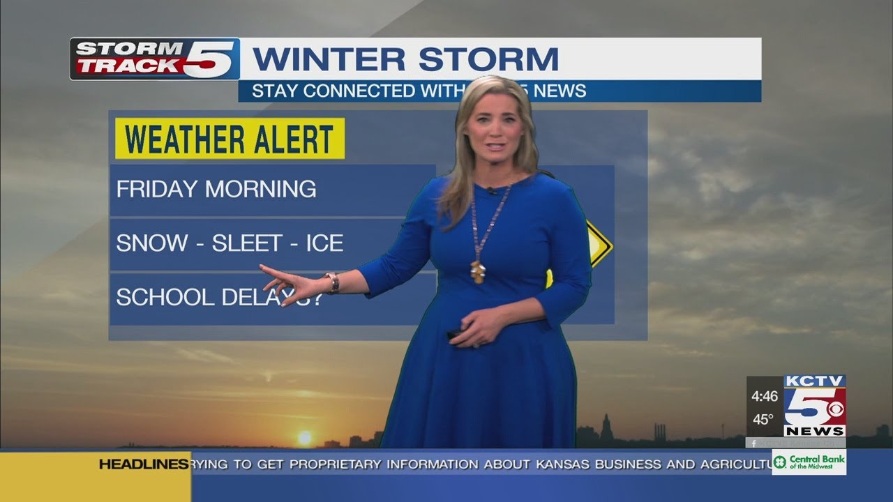 FORECAST: Our next winter storm arrives Friday morning - YouTube