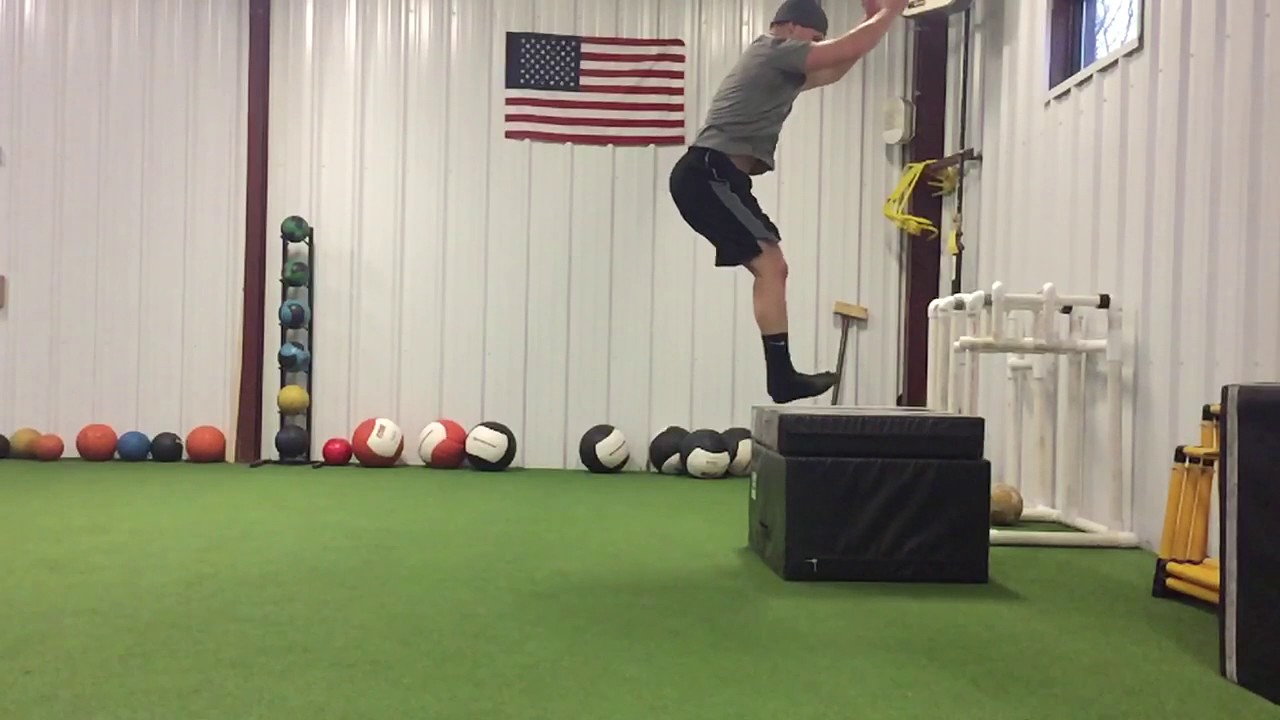 Slow-Mo Quick Drop Box Jump - YouTube