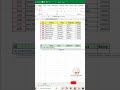 Xlookup in Excel #excel #reels #exceltips #exceltricks #trending #viral #shorts