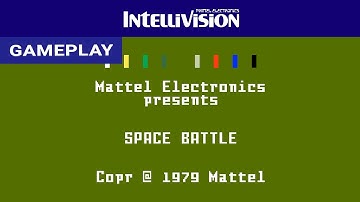 Space Battle (Intellivision) - Gameplay Clip [HD] | RetroGameUp