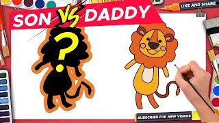 Funny Lion Coloring Pages How To Draw Coloring For Kids Art Challenge JAYSWORL
