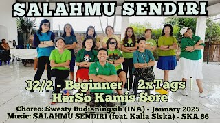 Salahmu Sendiri Line Dance | Beginner | @swestybudianingsih2991 (INA)