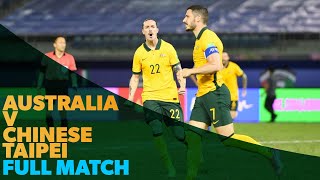 Australia vs Chinese Taipei - 2022 FIFA World Cup Qualifiers - FULL MATCH