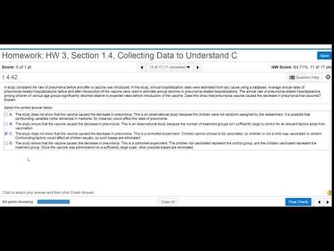 How to Solve a Statistics Question #17. [HD]
