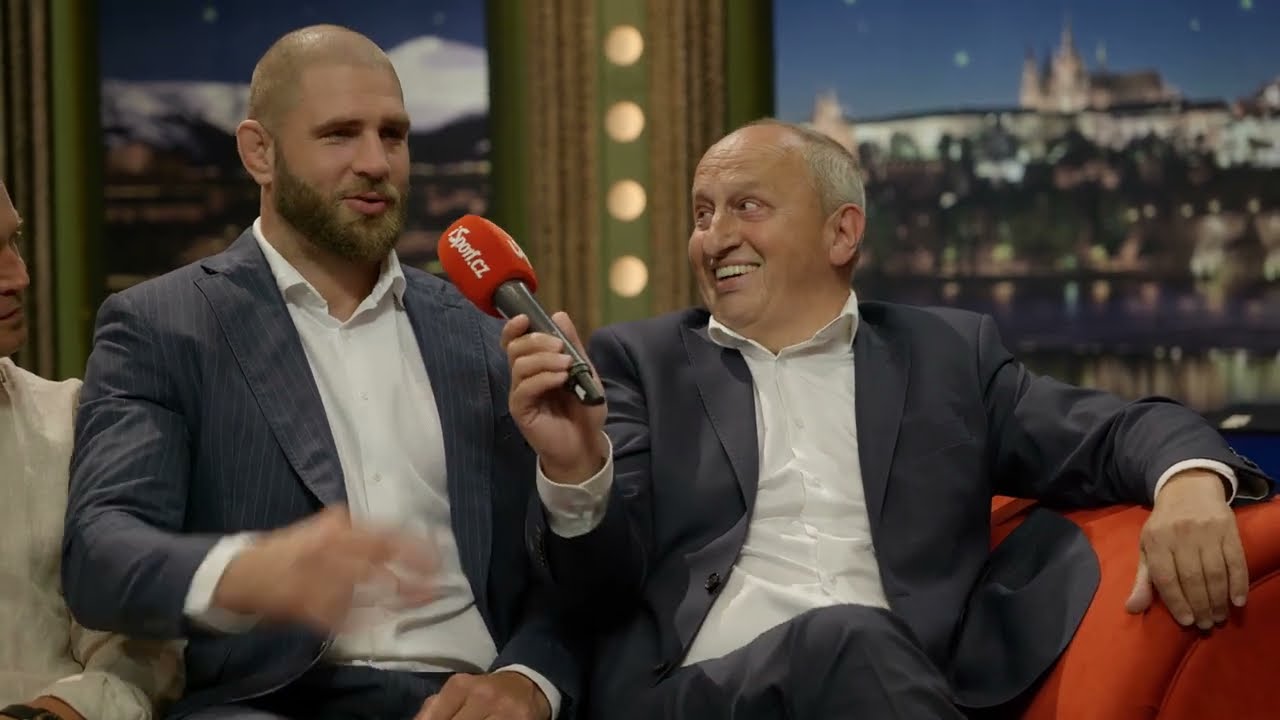 Jiří Procházka po natáčení Show Jana Krause