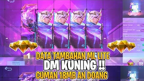 File Open Event Diamond Kuning Cuman 18 Mb | Mlbb Lite | Ml Lite | Cara Atasi Lag Di ML