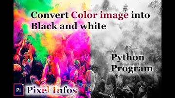 Python program to Convert Color Image into Black and White image