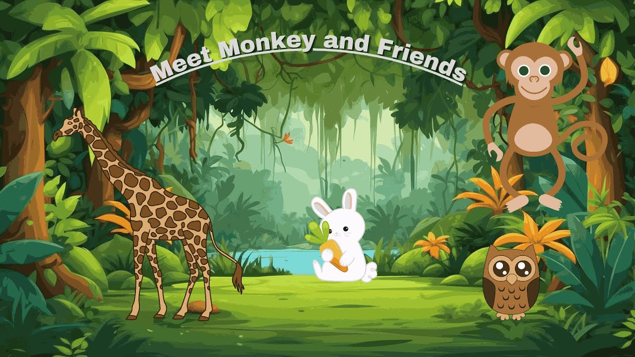 Meet Monkey and Friends #cartoon - YouTube