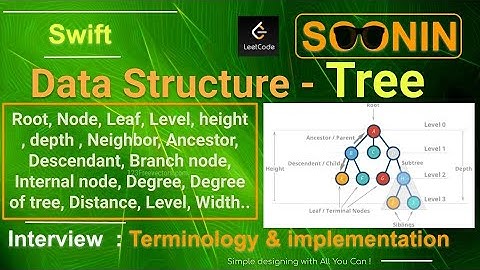Interview, Swift : Data Structure - Tree : Terminology & Types & implementation