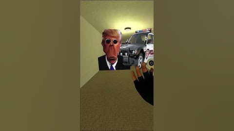 Police And Donald Trunga Chasing In Liminal Hotel Nextbot Gmod