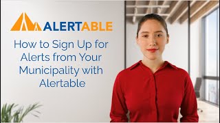 How to Sign Up for Alerts from Your Municipality with Alertable screenshot 4