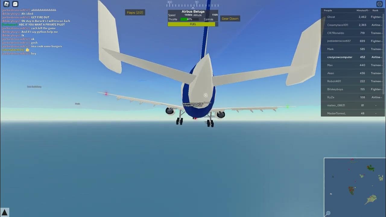 Landing an Airbus Beluga on a military carrier in PTFS - YouTube