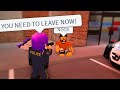 Drunk Man Gets Arrested For Not Leaving Private Property! The Owner Got Mad! (Roblox)