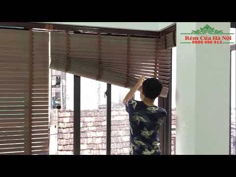 Video sử dụng Rèm Gỗ kéo tay tại Rèm Cửa Hà Nội