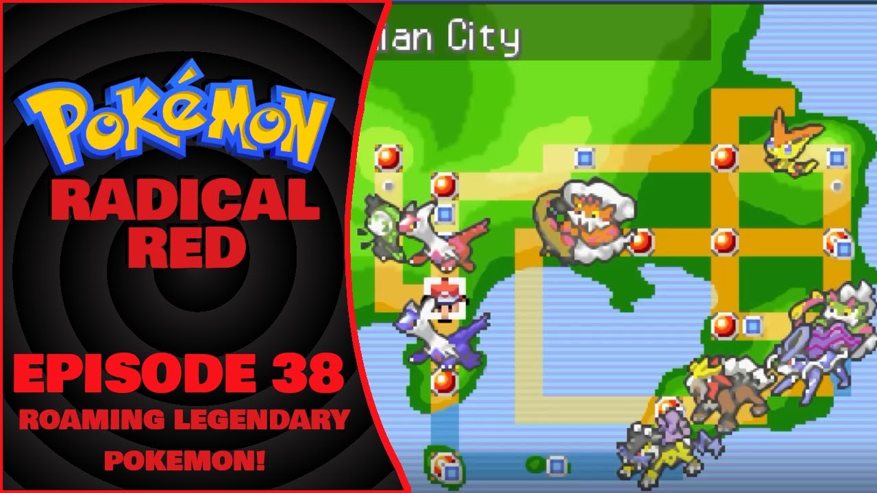Pokemon Radical Red // EP38 Roaming Legendary Pokemon! YouTube