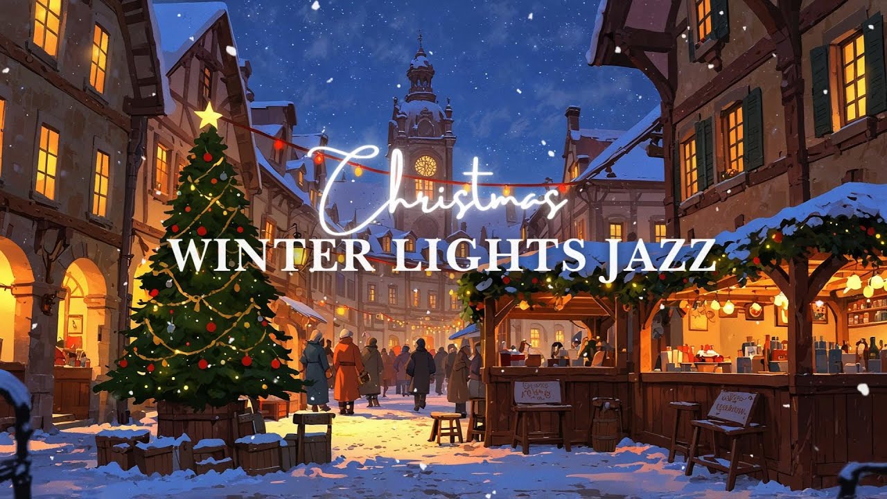 Winter Lights Jazz ❄️ | Cozy Christmas Jazz for Relaxing Evenings & Snowy Nights ✨